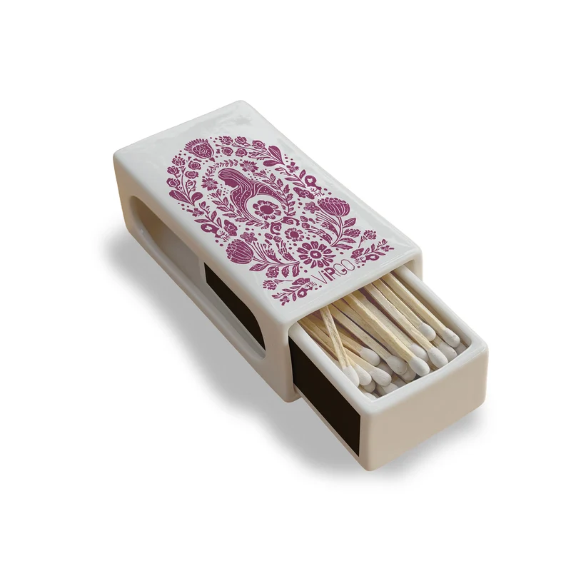 Virgo Zodiac Ceramic Matchbox