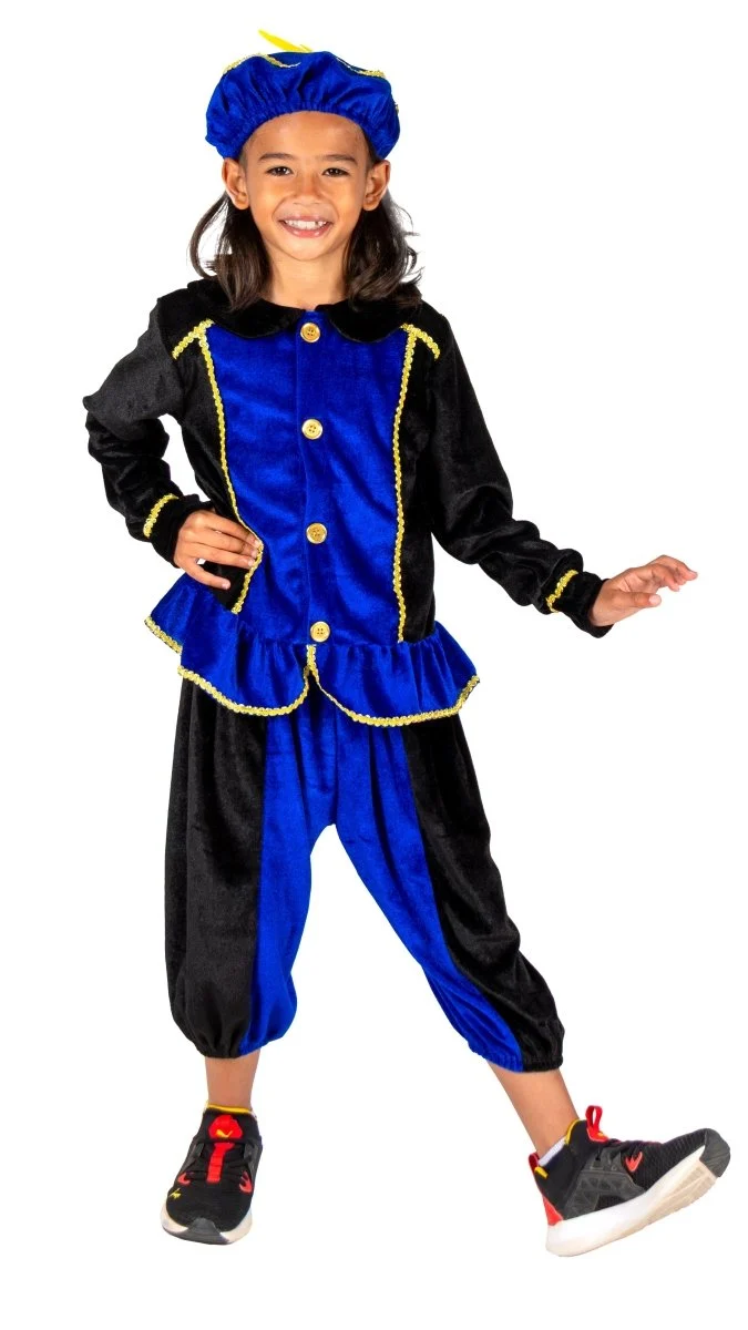 Pietenpakje Kind Blauw/Zwart