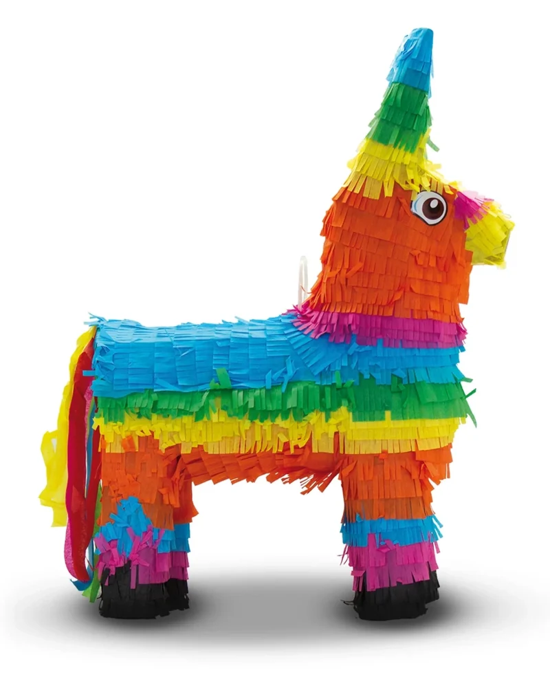 Ezel Pinata Gekleurd 41cm