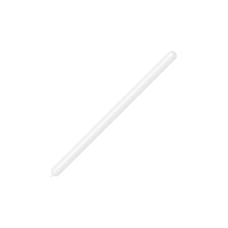 Witte Modelleerballonnen Metallic 5cm 150cm 50st