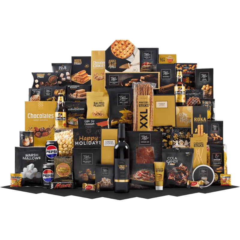 Grand Deluxe Kerstpakket met Worstenbroodjes XL