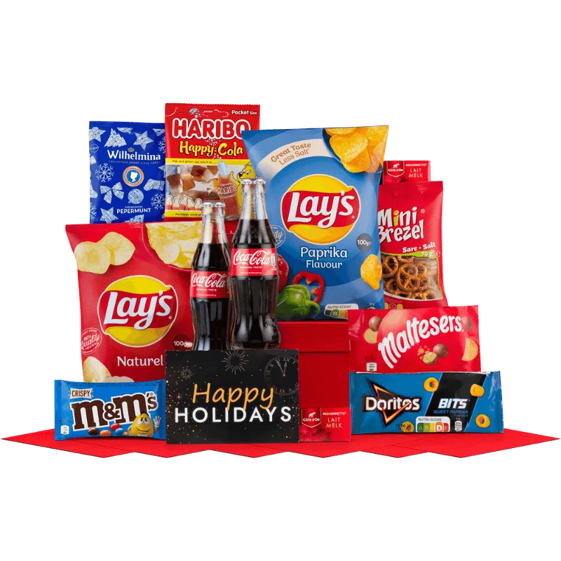 Dubbel Cola Chipsfestijn Kerstpakket voor Iedereen