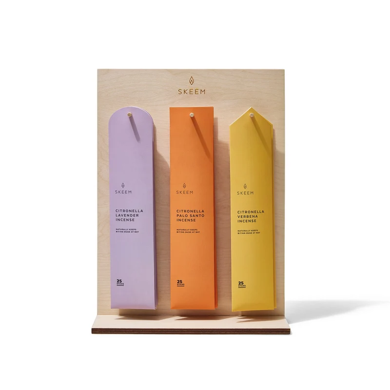 Aura Citronella Folio Incense Display & 36 Folio Incense Sleeves