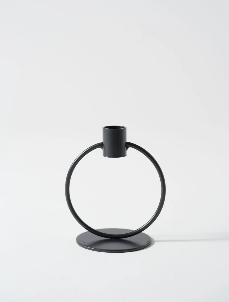 Orbital Candle Holder - Black