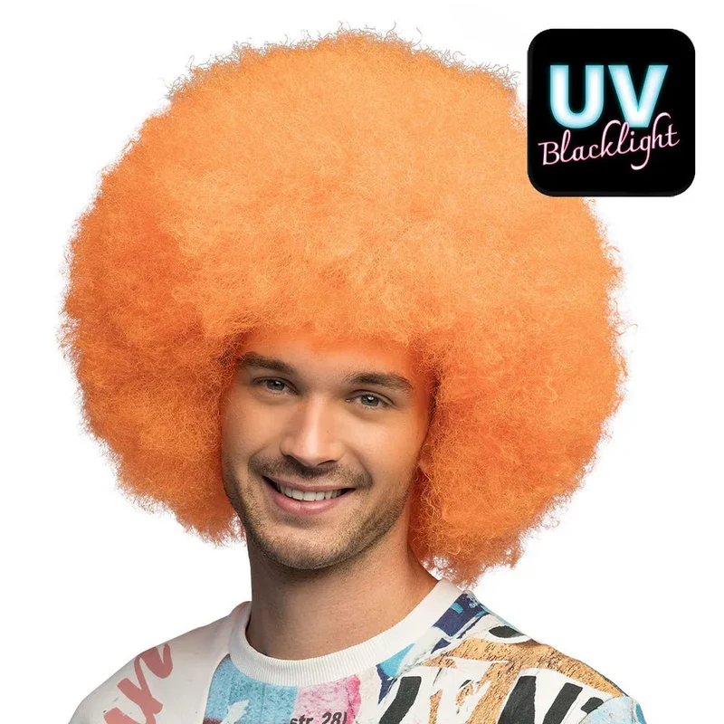 Pruik Sugar neonoranje UV