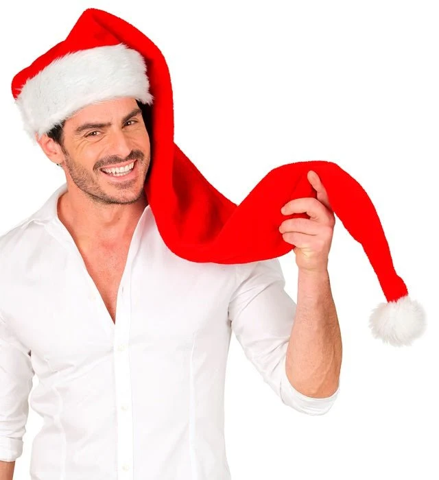 KERSTMAN MUTS PLUCHE EXTRA LANG 125 CM