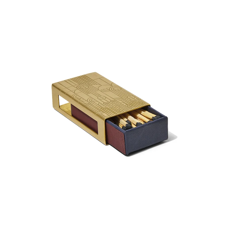Frank Lloyd Wright Saguaro Forms Brass Matchbox