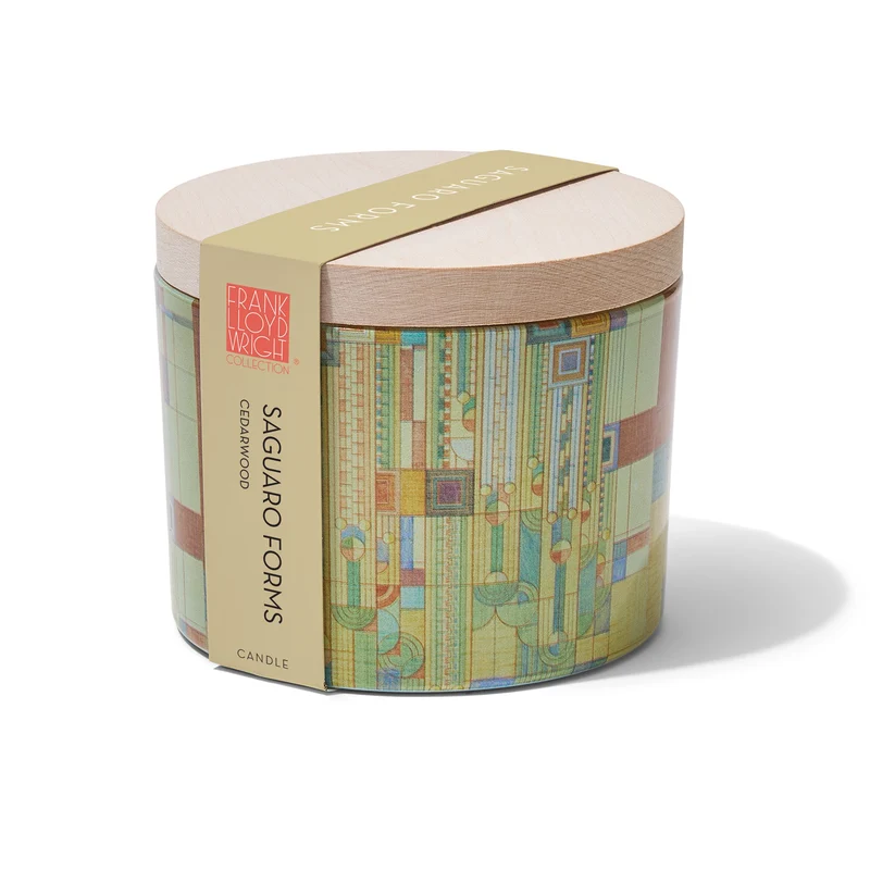 Frank Lloyd Wright Saguaro Forms Triple Wick Candle