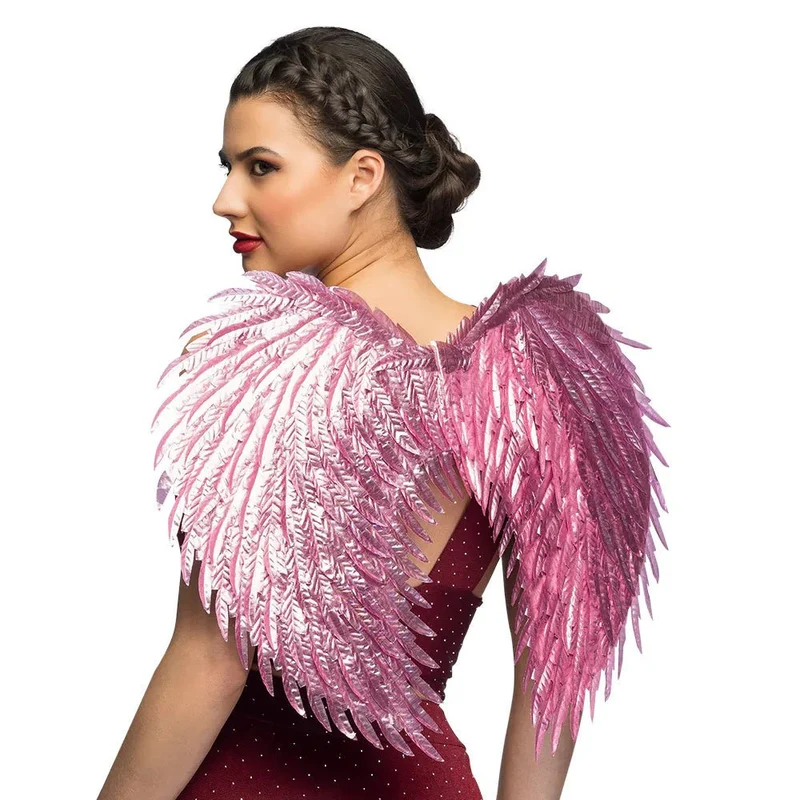Engelenvleugels Glam roze (55 x 50 cm)