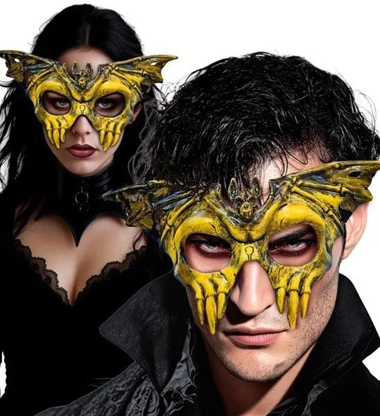 OOGMASKER SCHEDEL VLEERMUIS - HARD PLASTIC