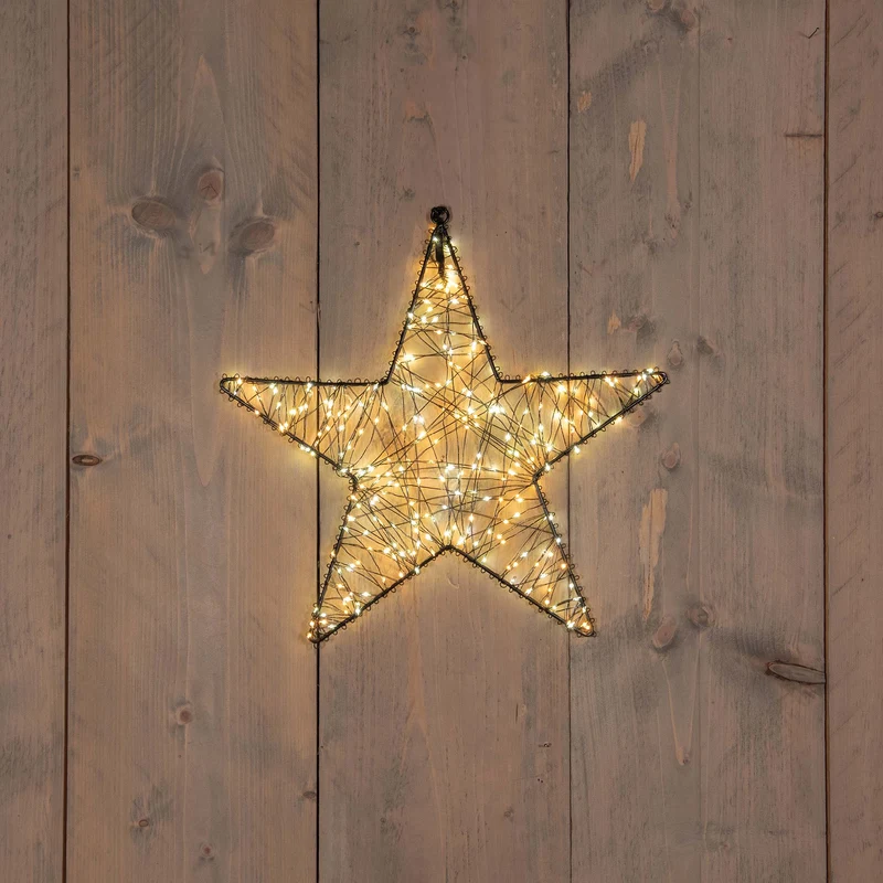 Outdoor Verlichte ster klassiek warm / warm wit klein (Nieuw)