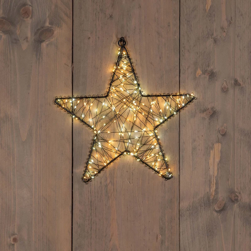 Outdoor Verlichte ster klassiek warm / warm wit medium (Nieuw)