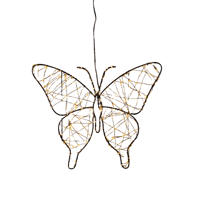 Outdoor verlichte vlinder klassiek warm klein (Nieuw)