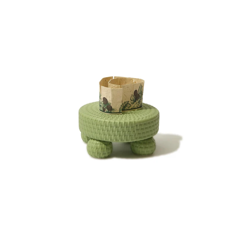 Wild Mint & Berries Verdant Incense Paper with Burner