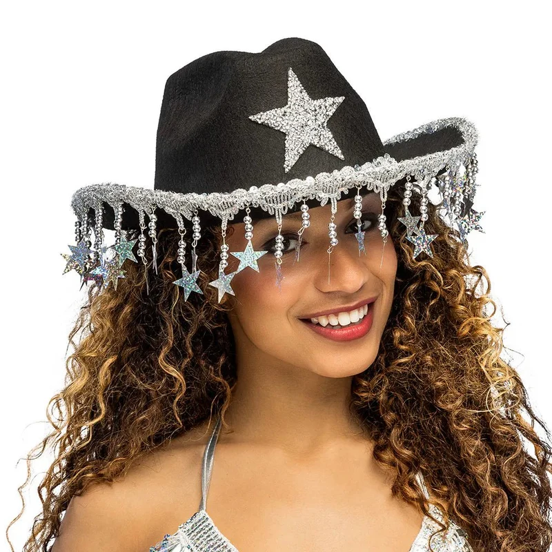 Cowboyhoed Stargazing zwart