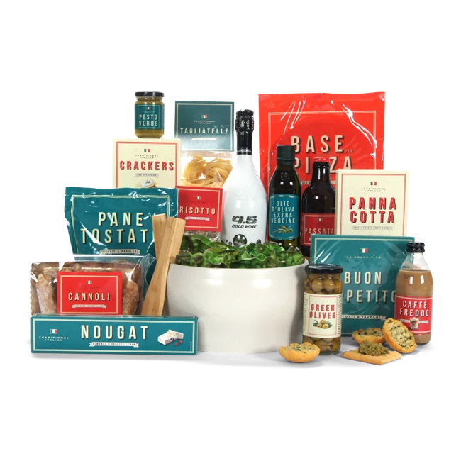 Italiaans Kerstpakket Buonissimo met Mousserende Wijn