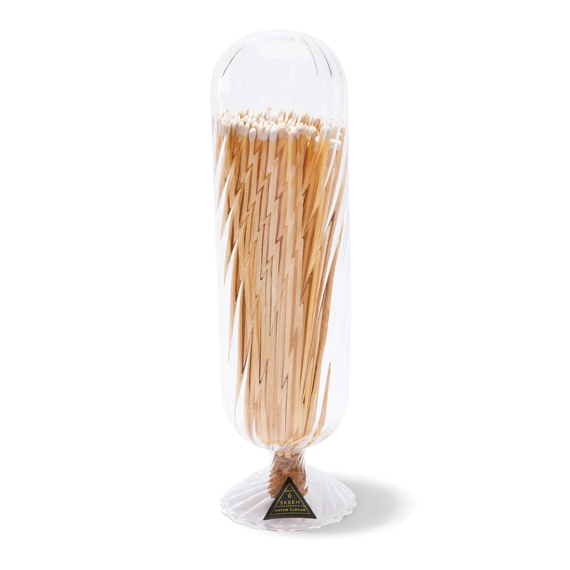 White Helix Fireplace Match Cloche