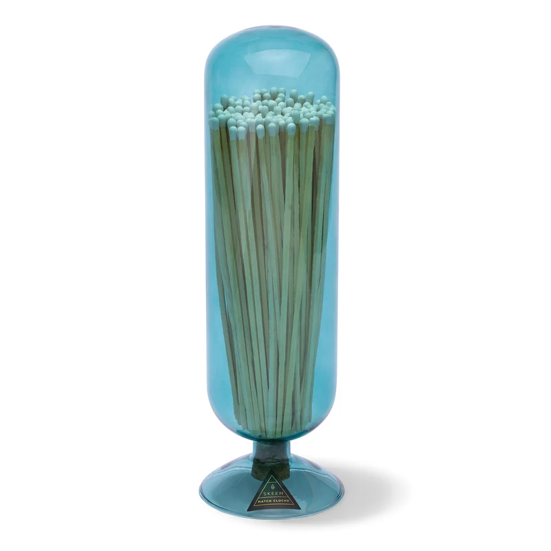 Teal Fireplace Match Cloche
