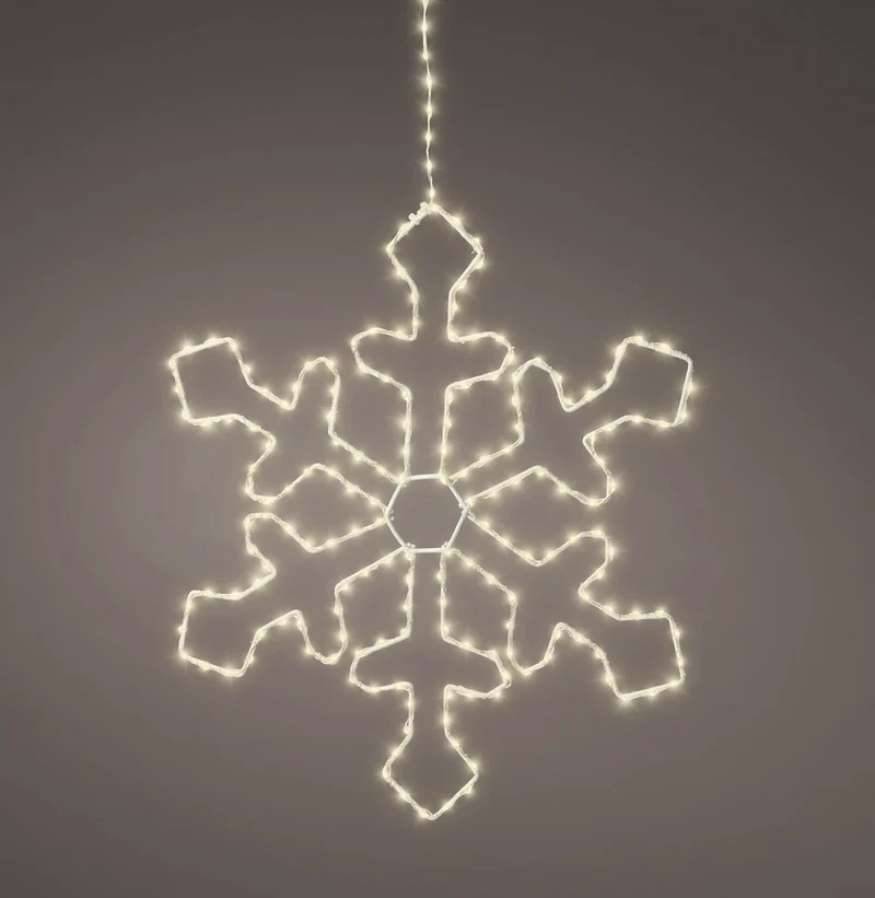 Verlichte Sneeuwvlok groot