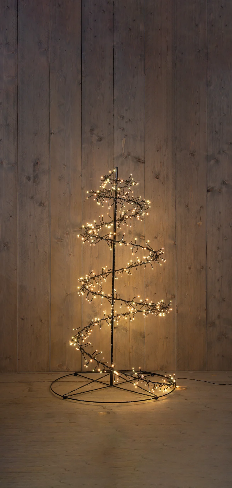 Verlichte Outdoor Kerstboom warm wit 120cm (Nieuw)