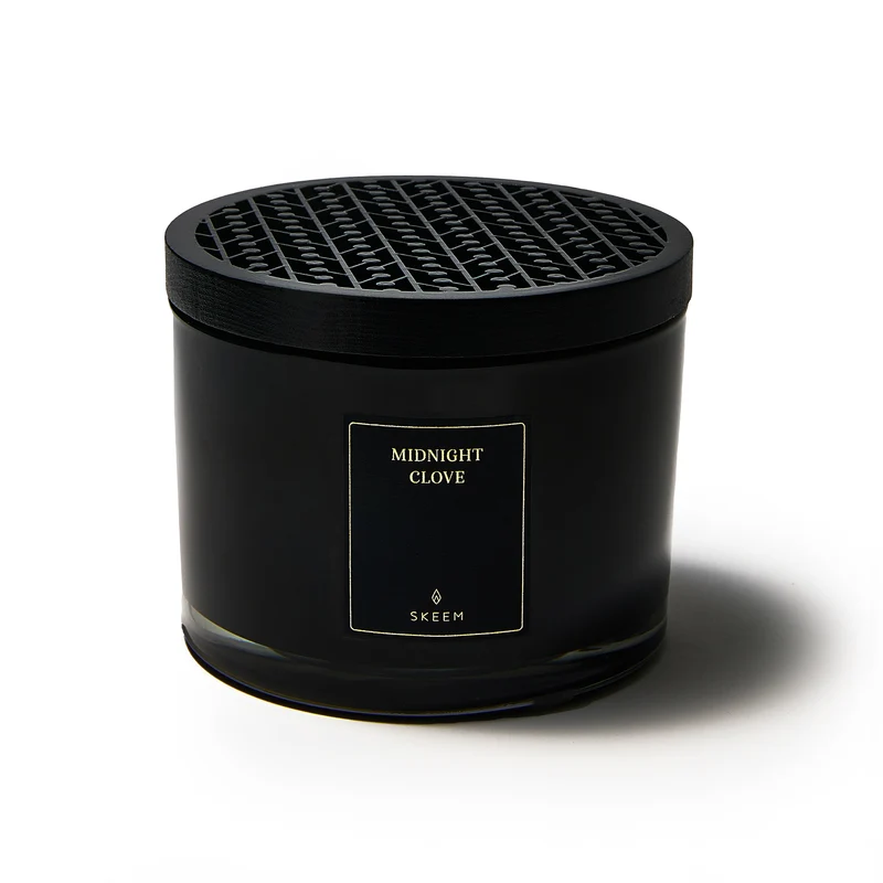 Midnight Clove Obsidian Triple Wick Candle