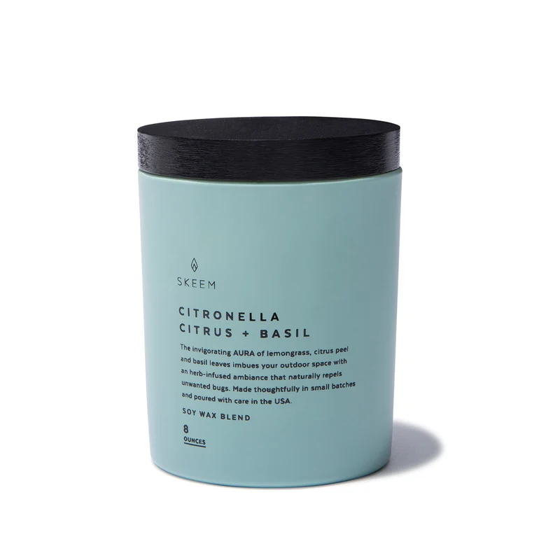 Citrus & Basil Aura Citronella Candle