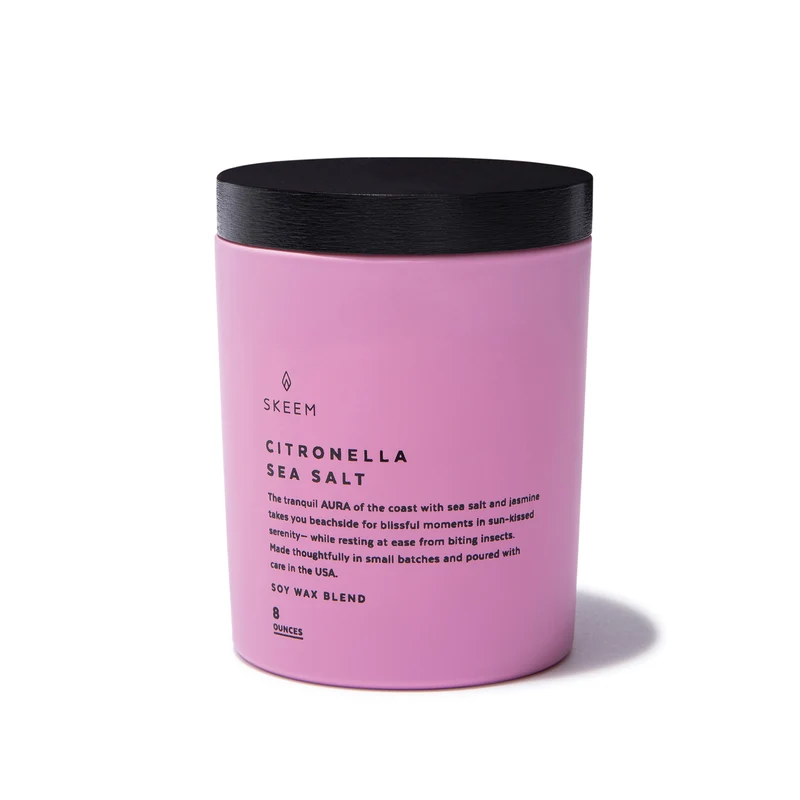 Sea Salt Aura Citronella Candle