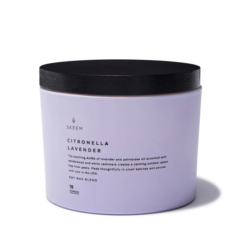 Lavender Aura Citronella Triple Wick Candle