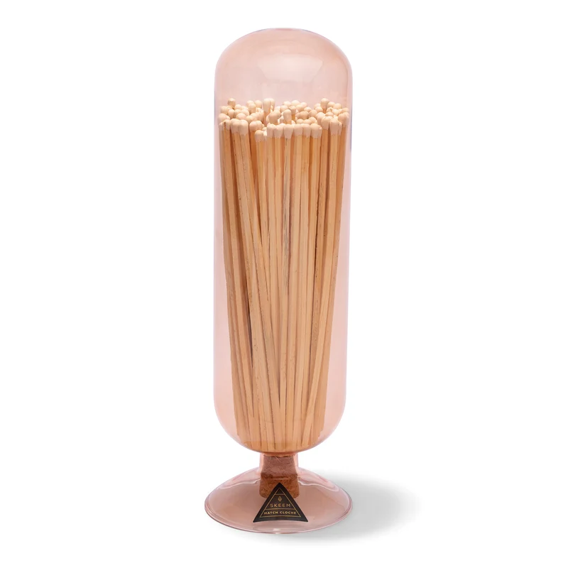 Apricot Fireplace Match Cloche
