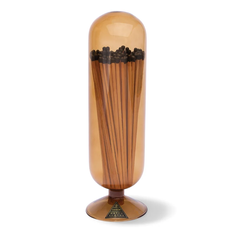 Amber Fireplace Match Cloche
