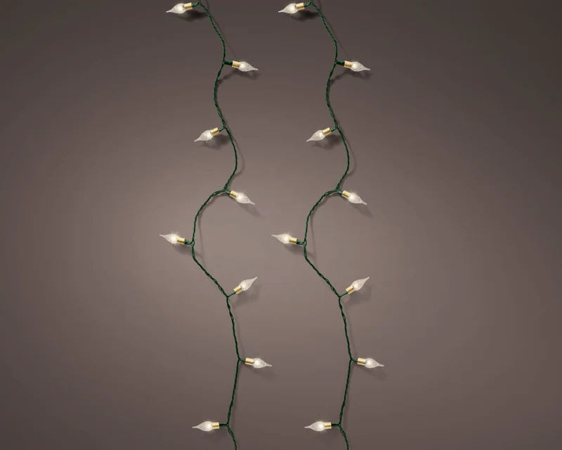 Kerstverlichting vintage lights warm wit 18 meter