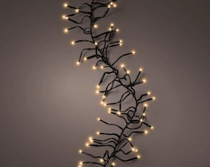 Kerstverlichting cluster klassiek warm 13,5 meter (Nieuw)