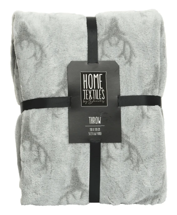 Kerstdeken / Kerstfleece Rendier