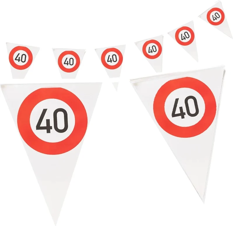 40 Jaar Slinger Verkeersbord 4m