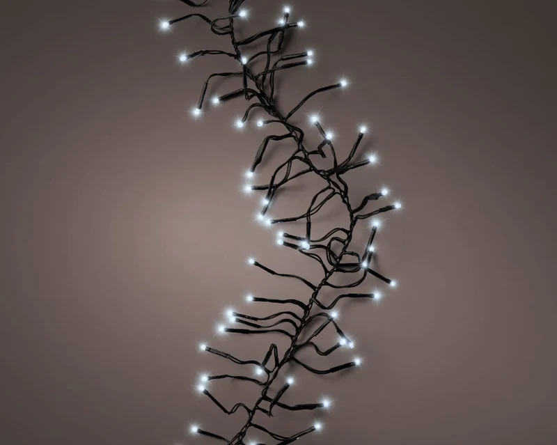 Kerstverlichting cluster koud wit 27 meter (Nieuw)