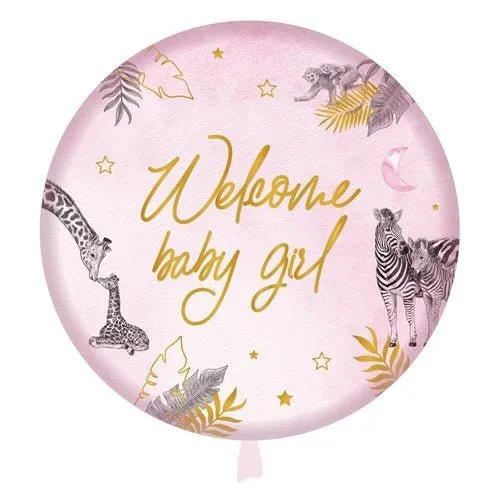 Geboorte Helium Ballon Leeg Safari 45cm