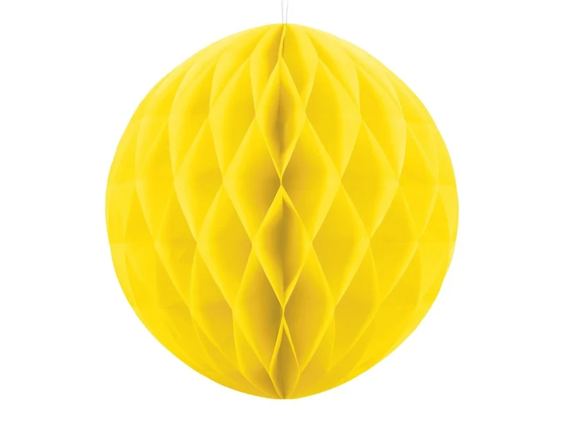 Honeycomb Bal Geel 30cm