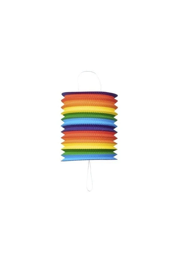 Regenboog Lampion 16cm