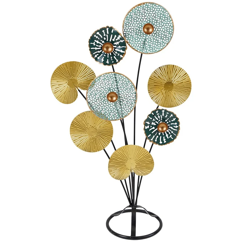 Vrolijke metalen tafel staander