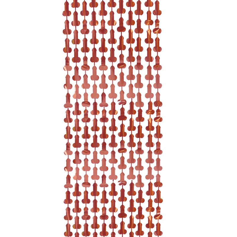 Penis Deurgordijn Rood 2m