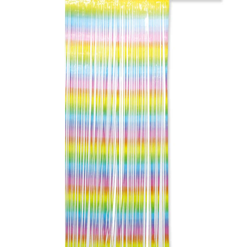Regenboog Deurgordijn Pastel 2,4m