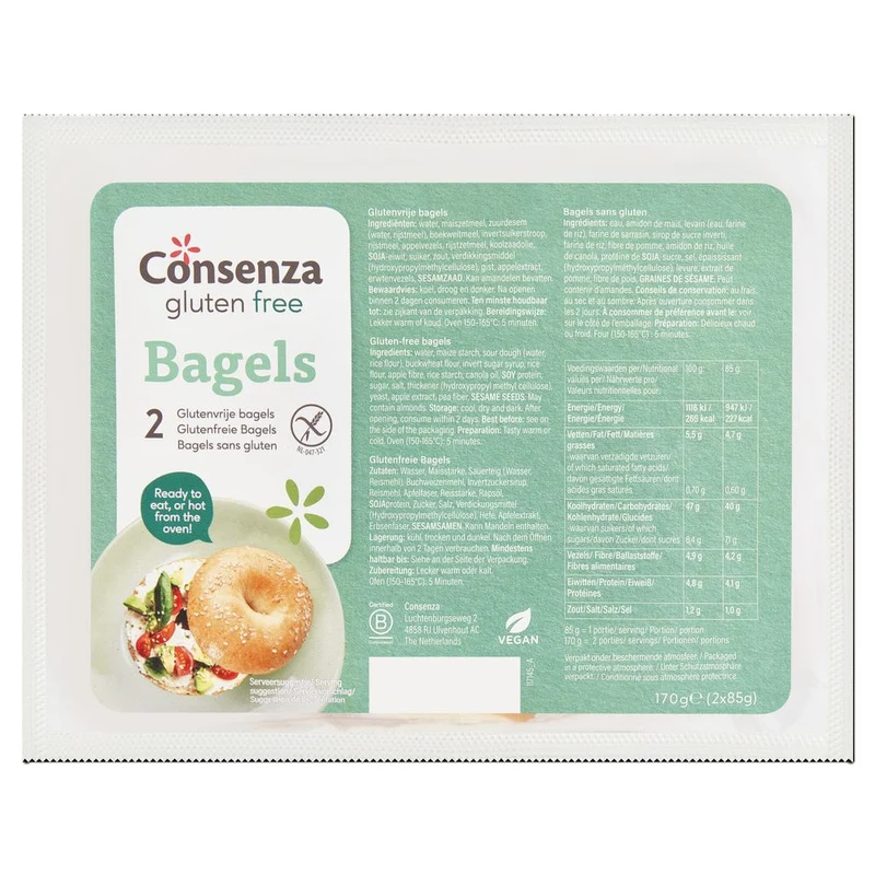 Consenza Bagels 170 gram