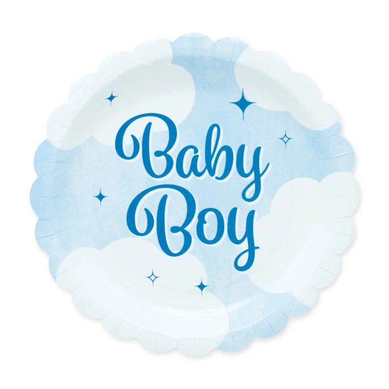 Blauwe Borden Baby Boy 19cm