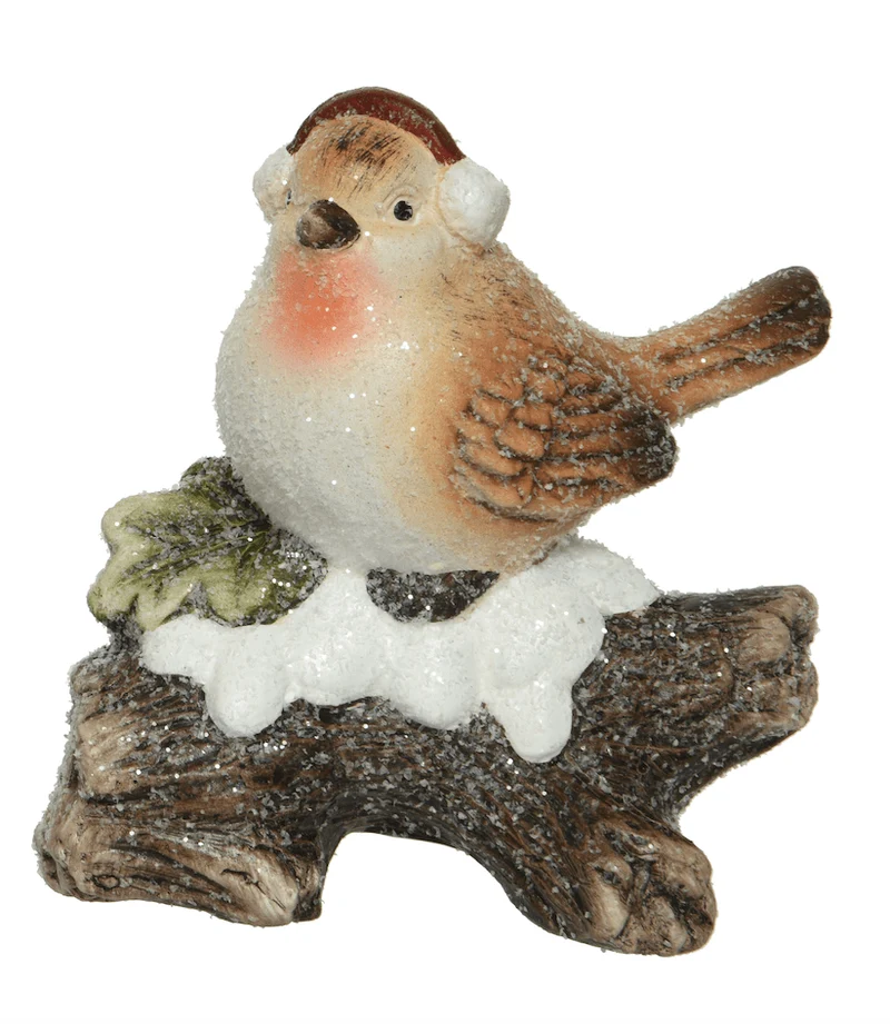 Vogel op stronk