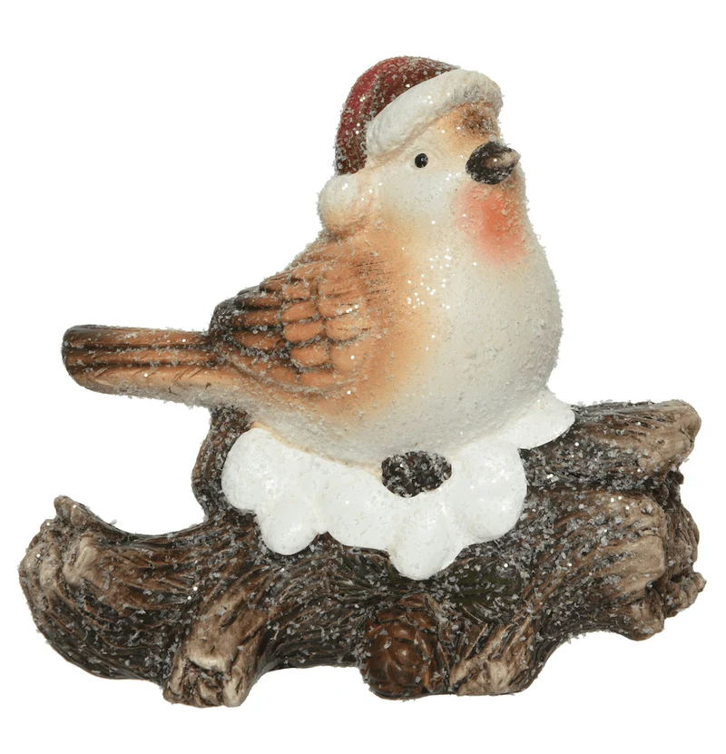 Vogel op stronk