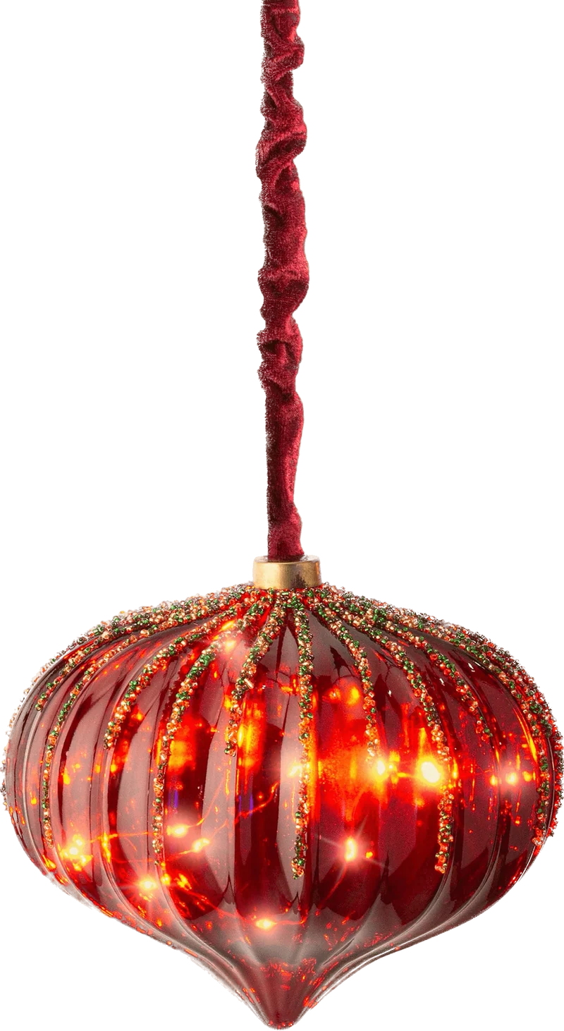 Verlichte Kerstui