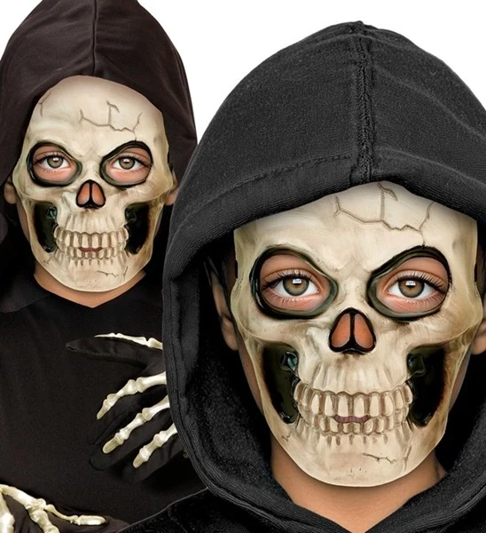 MASKER SCHEDEL KIND - PLASTIC