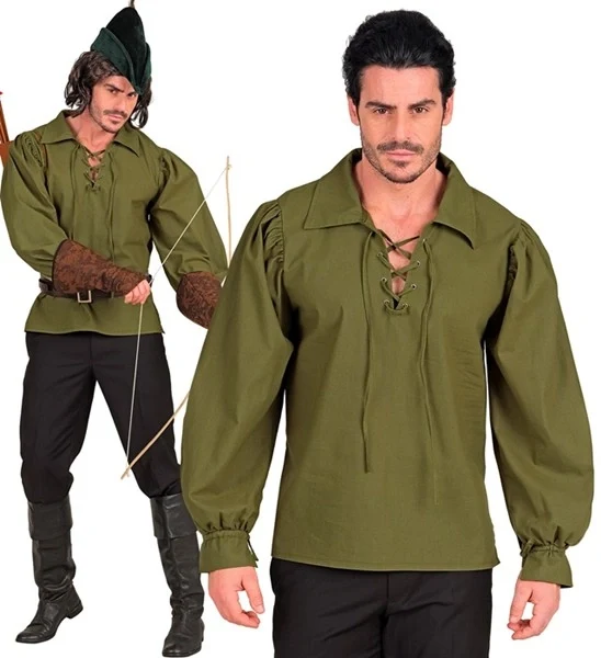 GROEN HISTORISCH KARAKTER SHIRT