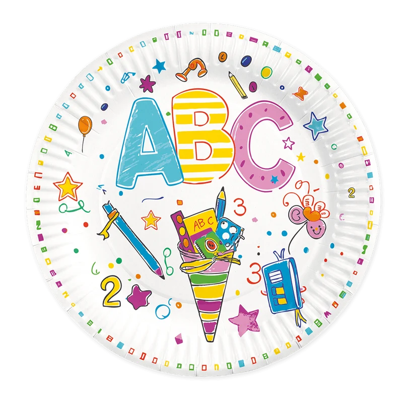 Back To School Borden Abc 23cm 8st