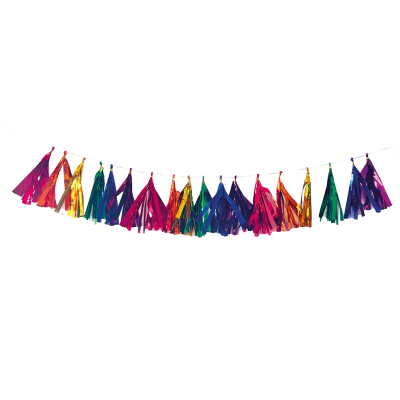 Gekleurde Slinger Metallic Tassels